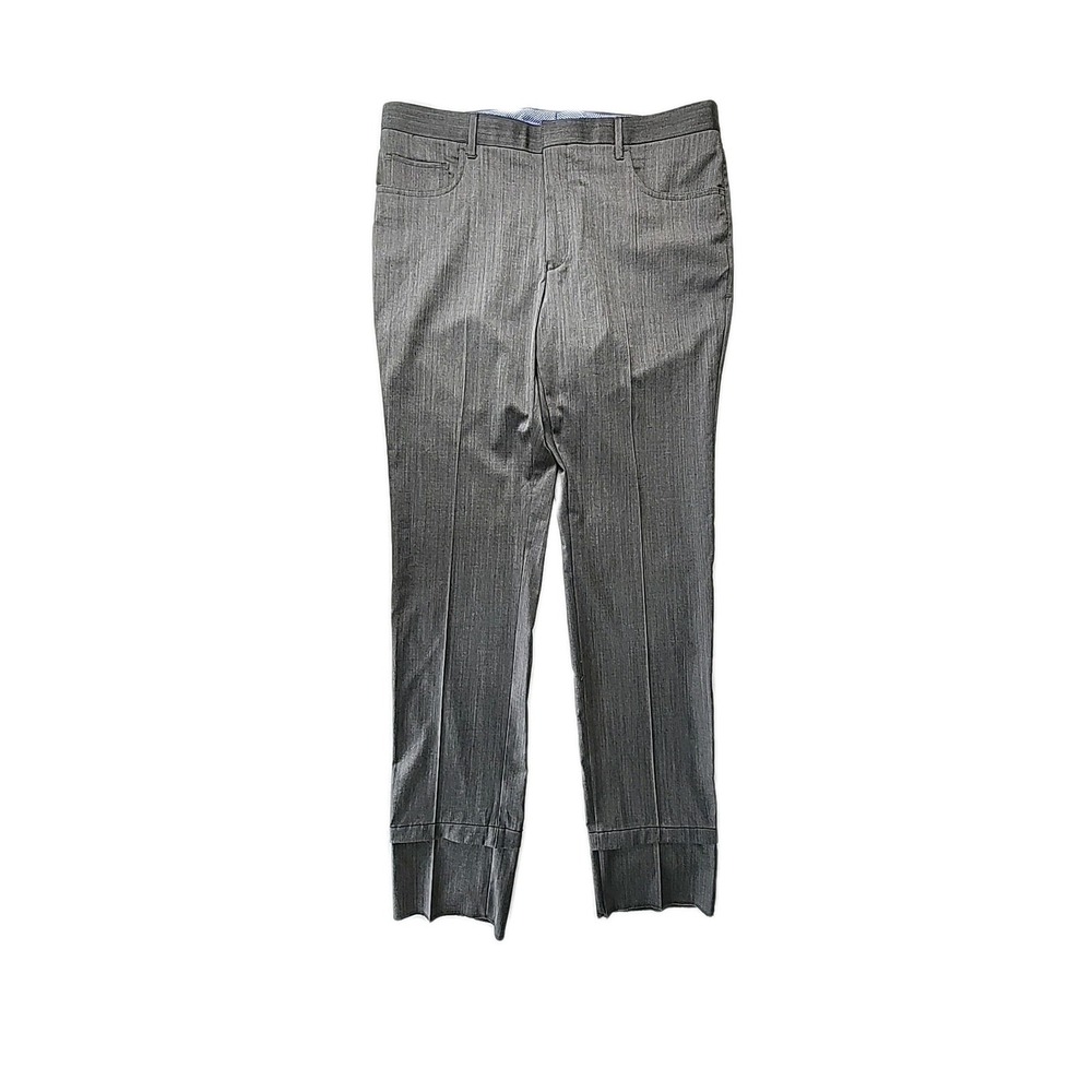 New Hart Schaffner Marx Dress Pants 36R Gray New York Fit Stretch Wool Blend NWT - Picture 2 of 13